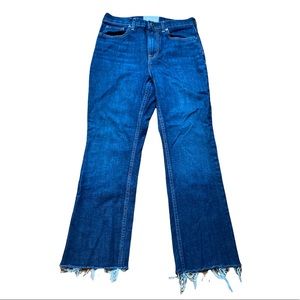 Everlane Raw Hem Jeans Medium Dark Wash Women’s Size 27 Regular Sustainable